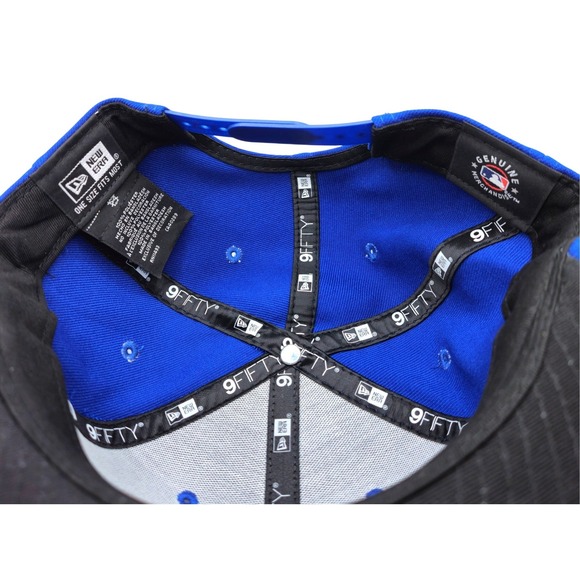 New Era 9FIFTY Seattle Mariners Trident Snapback Hat Blue Black Yellow MLB Cap - Picture 8 of 9